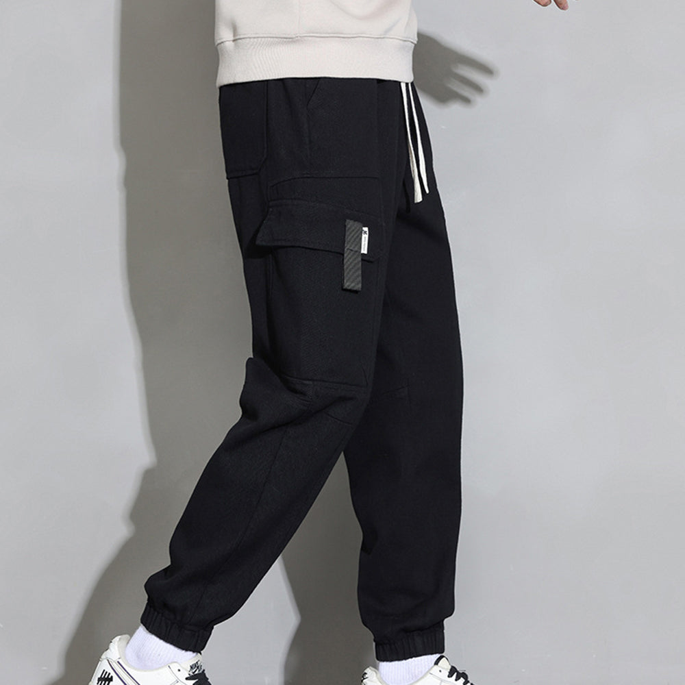 New men's trendy overalls casual style trousers jogger pants