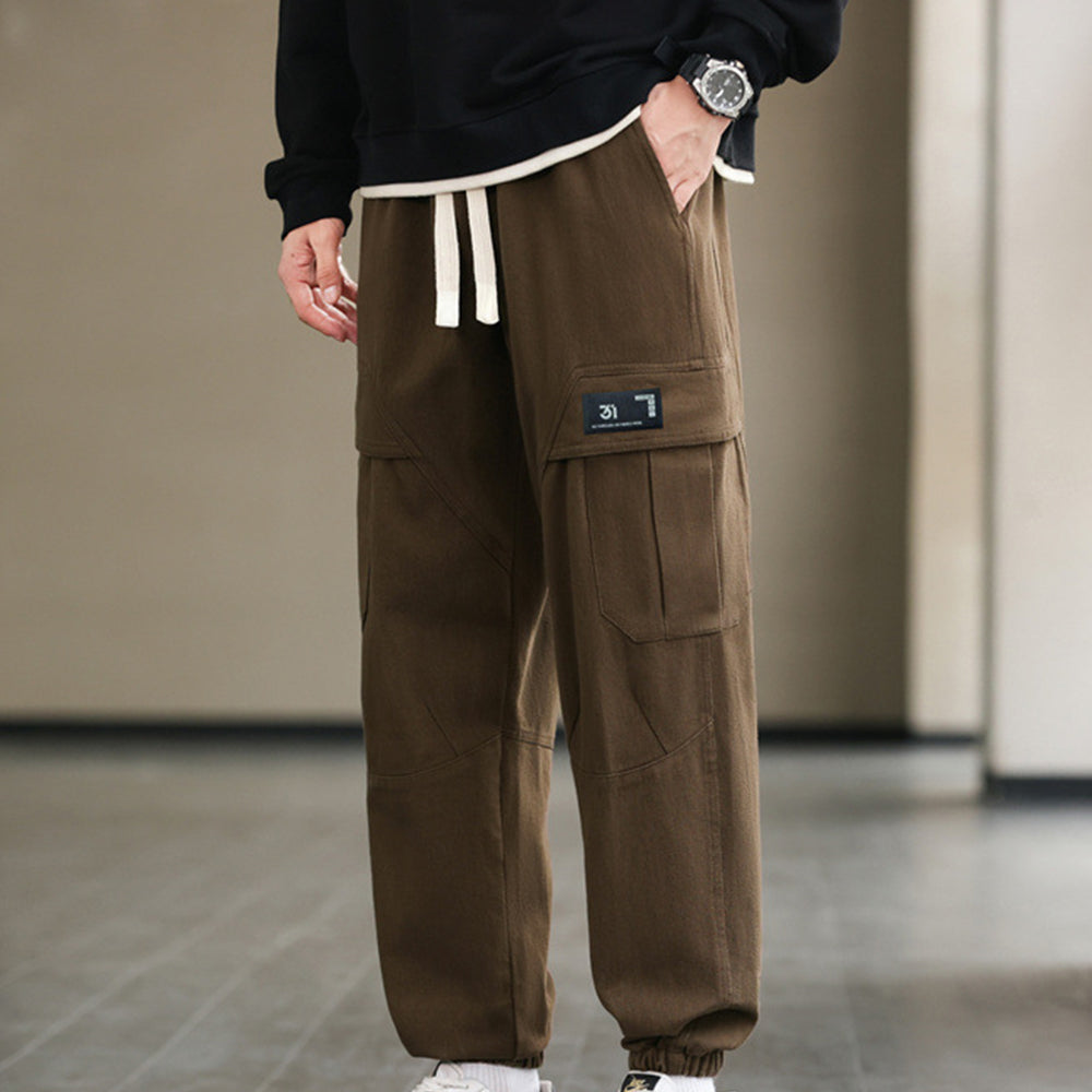 New men's trendy overalls casual style trousers jogger pants