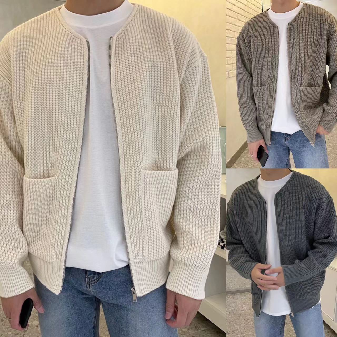 Men's Fashion Trendy Knitted Cardigan Sweater